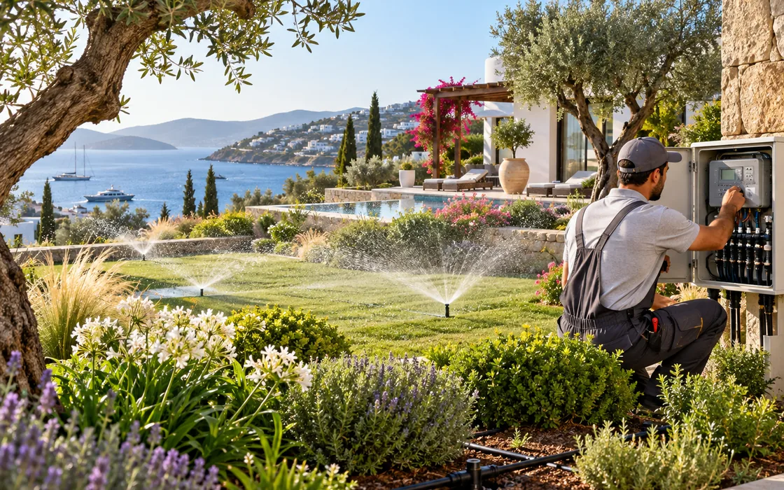 Bodrum damla sulama sistemleri teknik servis ve bakım temsili görseli