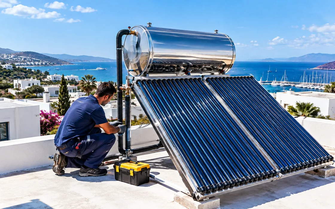 Bodrum güneş enerjisi sistemleri teknik servis ve bakım temsili görseli
