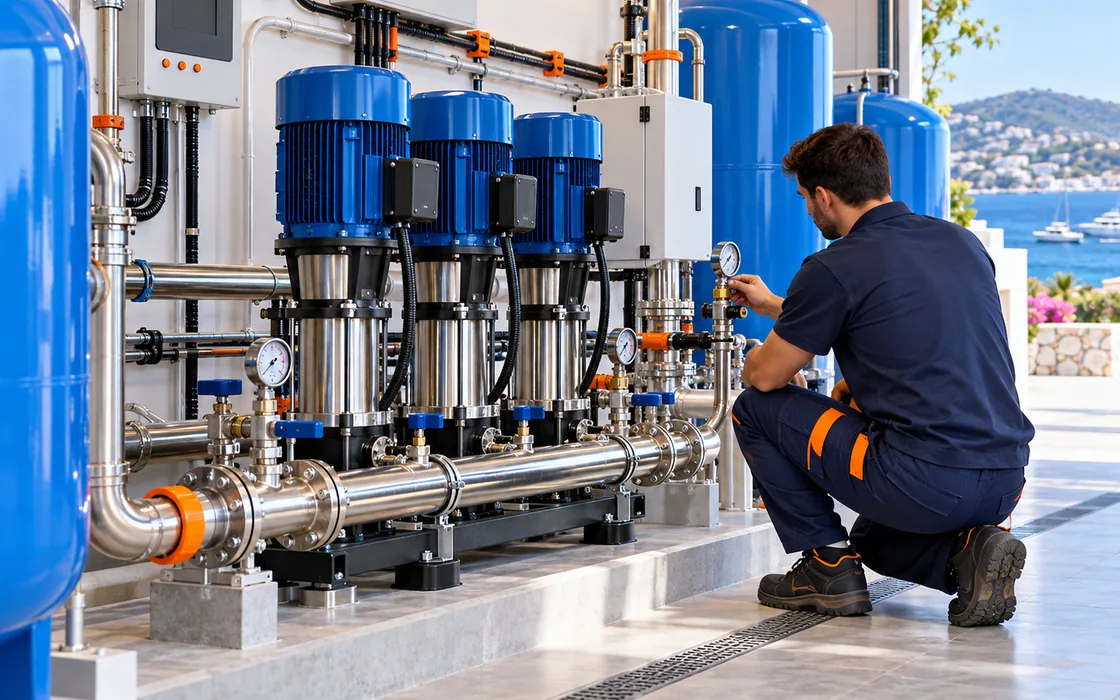 Bodrum hidrofor bakımı teknik servis ve bakım temsili görseli