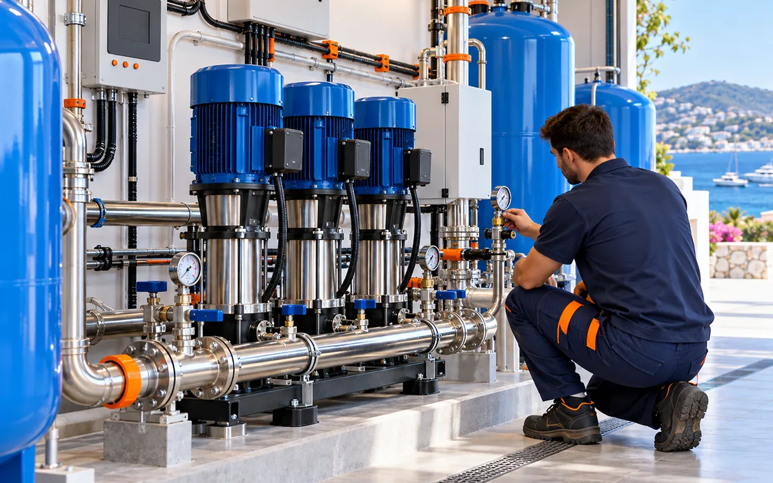 Bodrum hidrofor satışı ve montajı teknik servis ve bakım temsili görseli