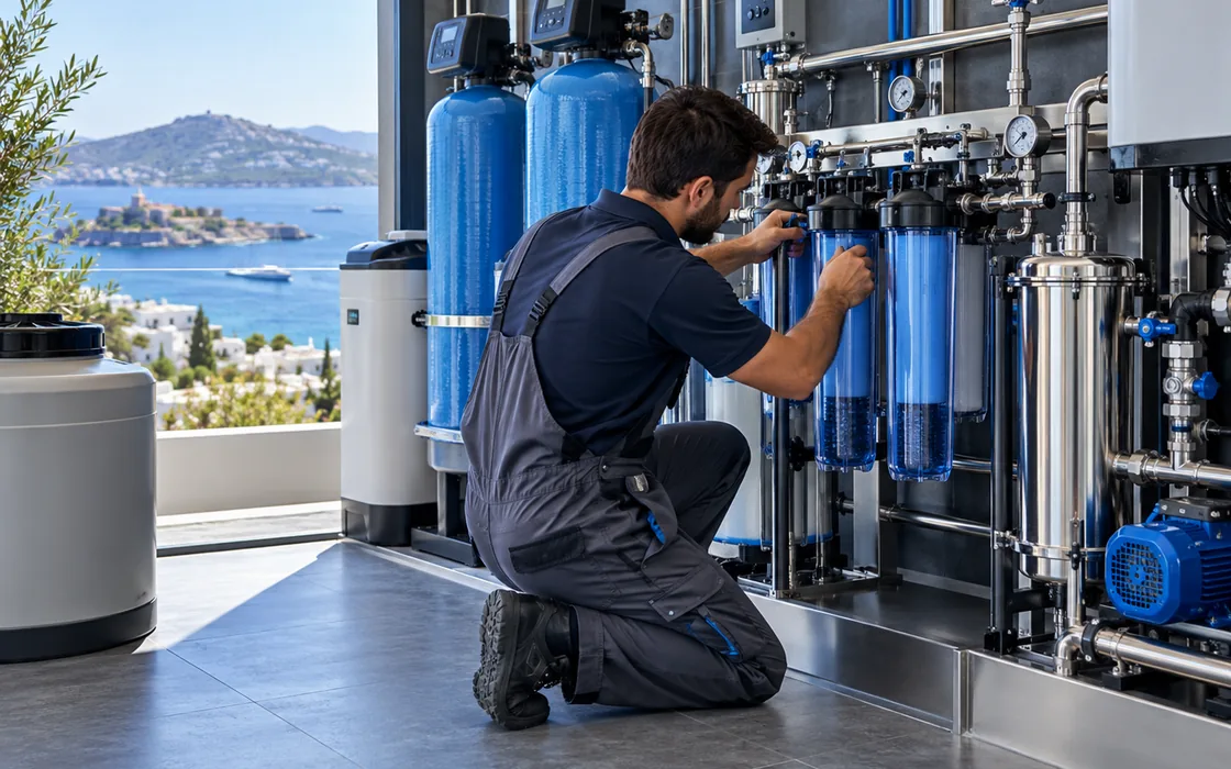 Bodrum marin ozmoz ve su yapıcı teknik servis ve bakım temsili görseli