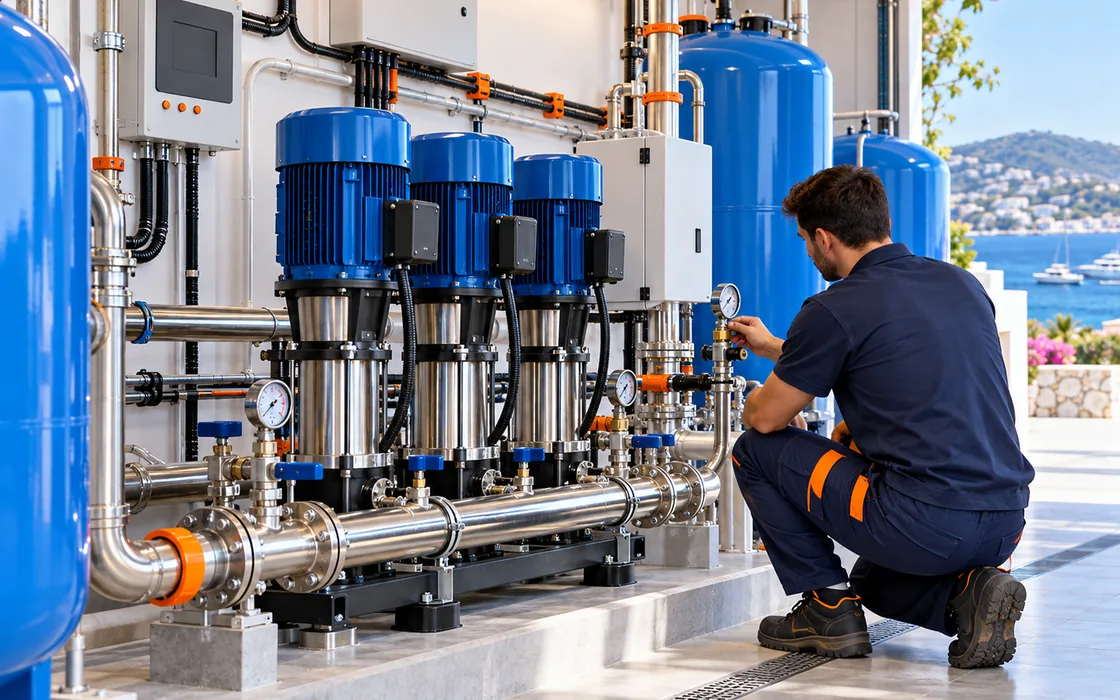 Bodrum su deposu sistemleri teknik servis ve bakım temsili görseli